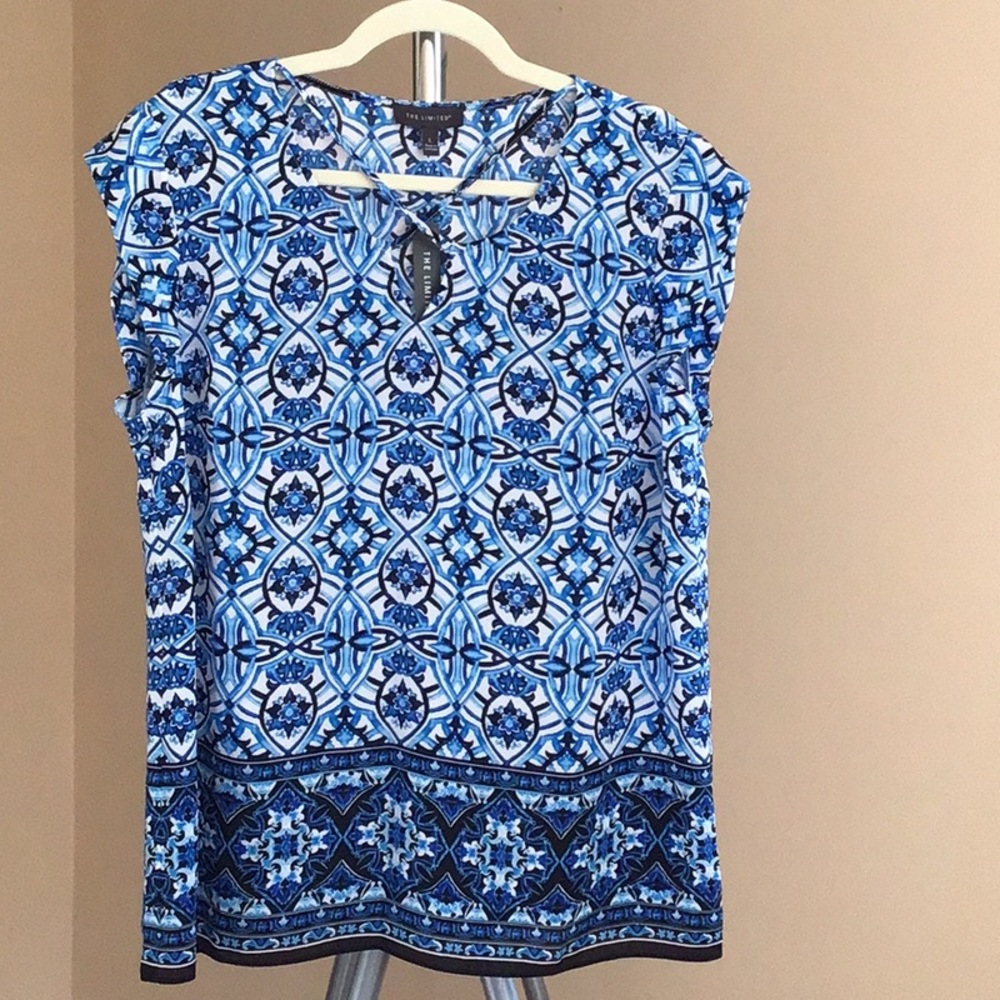 The Limited Cross Tie Neck Top